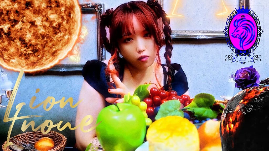 井上りおんの5枚目のアルバム「この掌のCube」の収録曲「赤色矮星の分布図」の収録曲のMVアートワーク（アルバムのメインビジュアル）