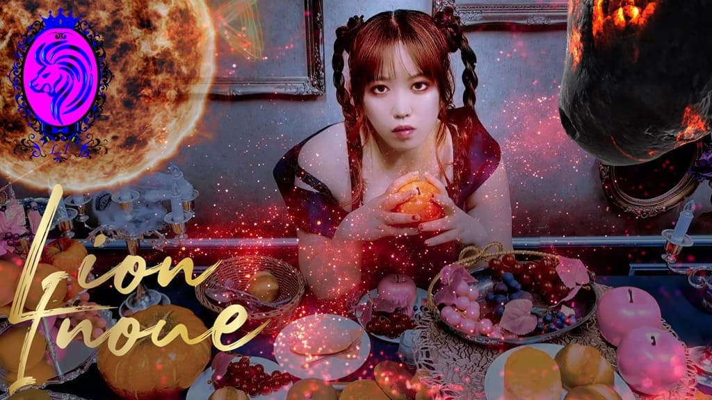 井上りおんの5枚目のアルバム「この掌のCube」の収録曲「赤色矮星の分布図」の収録曲のMVアートワーク（ピックアップビジュアル）